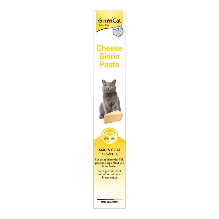 GimCat Cheese Biotin Paste Katzensnack, 50-200 g