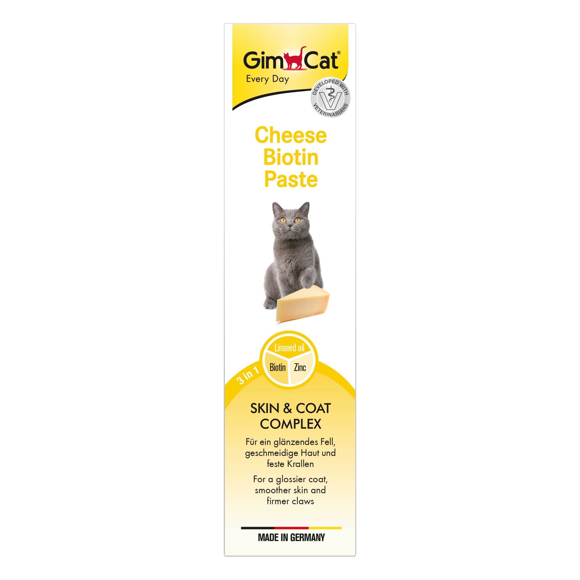 GimCat Cheese Biotin Paste Katzensnack, 50-200 g