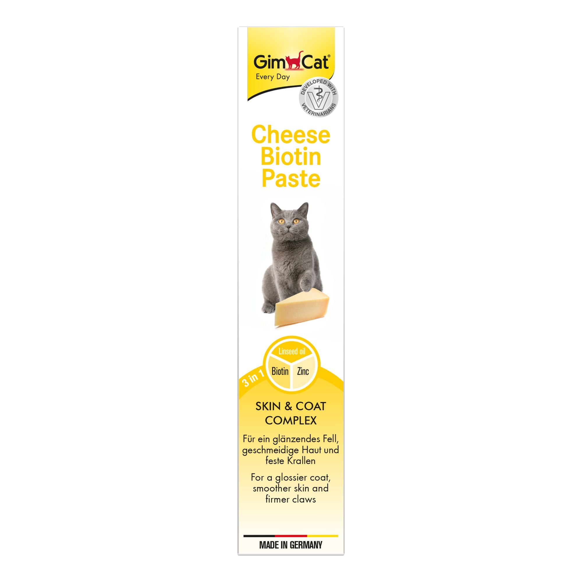 GimCat Cheese Biotin Paste Katzensnack, 50-200 g