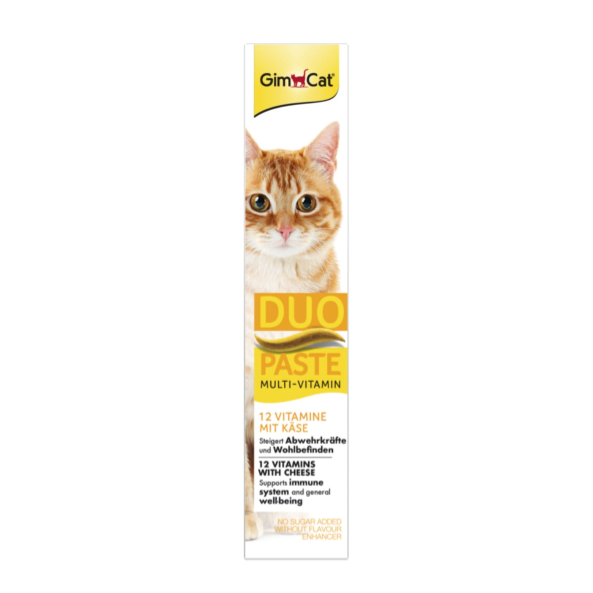 GimCat Duo Paste Multi-Vitamin & Käse Katzensnack, 50 g