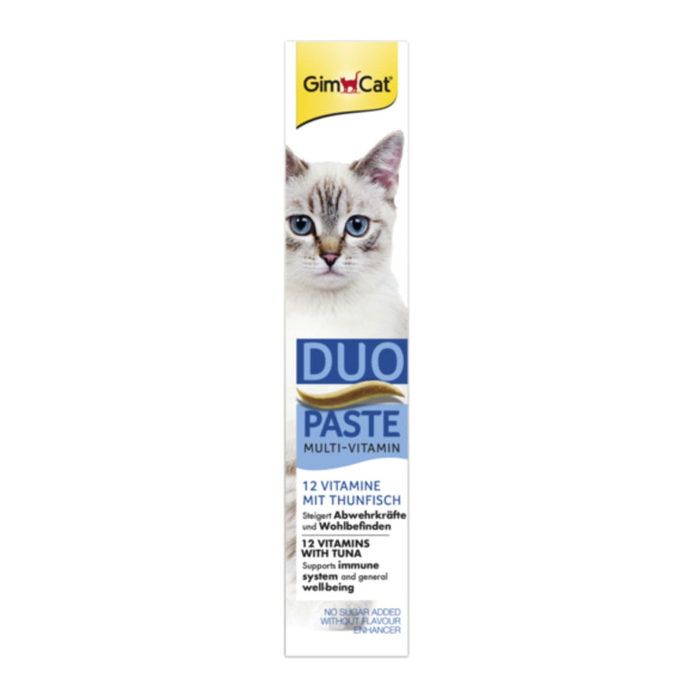 GimCat Duo Paste Multi-Vitamin & Thunfisch Katzensnack, 50 g