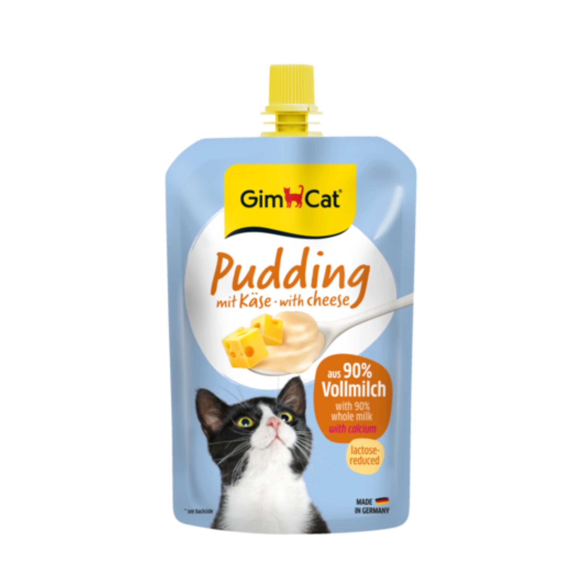 GimCat Pudding mit Käse Katzensnack, 100 g