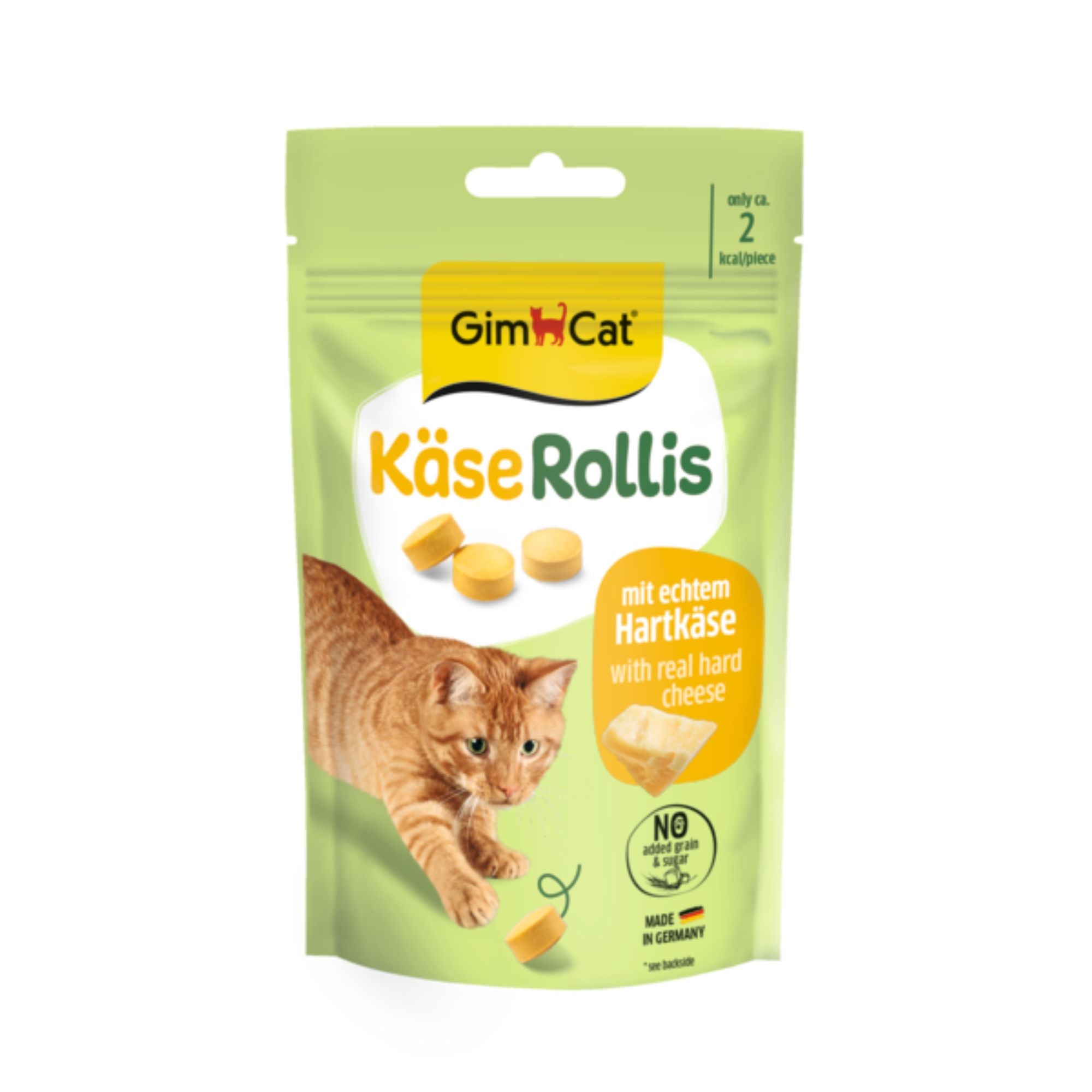GimCat KäseRollis Katzensnack mit Hartkäse, 40-425 g