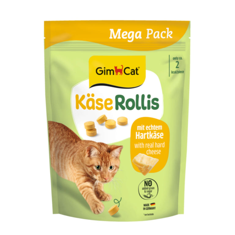GimCat KäseRollis Katzensnack mit Hartkäse, 40-425 g