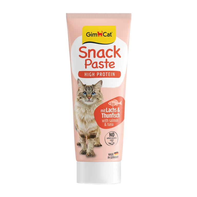 GimCat High Protein Snack Paste Lachs & Thunfisch Katzensnack, 75 g