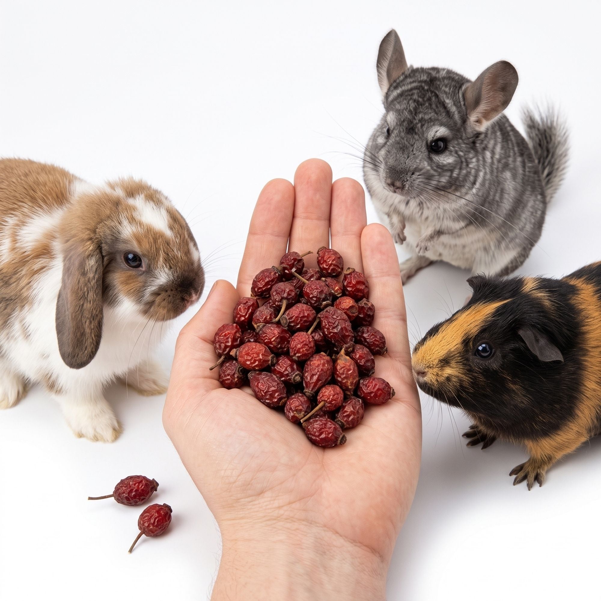 Bio-Hagebutten – Natürliches Leckerli für Pferde, Ziegen & Nager