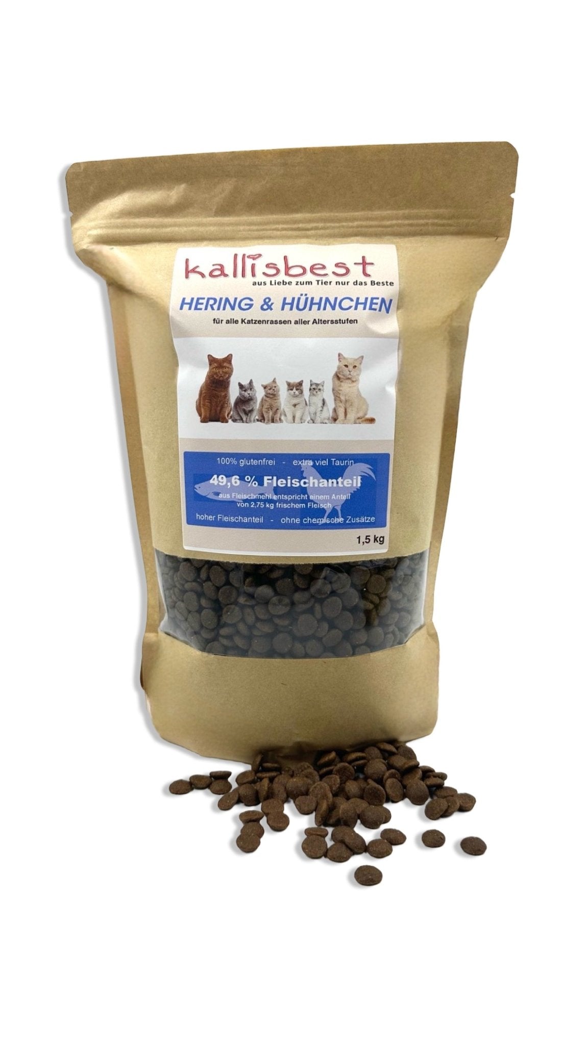 Hering & Hühnchen für Katzen unabhängig der Rasse und Altersstufe - Kallisbest