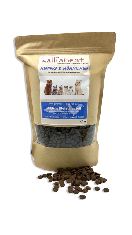 Hering & Hühnchen für Katzen unabhängig der Rasse und Altersstufe - Kallisbest