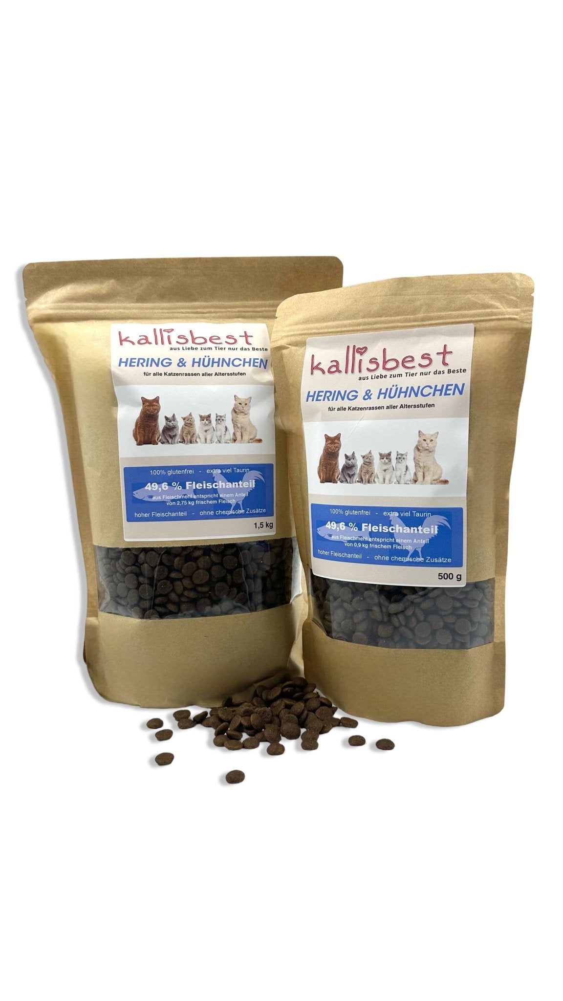 Hering & Hühnchen für Katzen unabhängig der Rasse und Altersstufe - Kallisbest