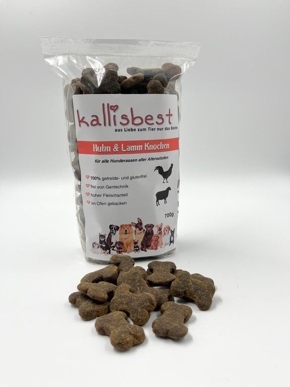 Huhn & Lamm Knochen gebacken, getreidefrei - Kallisbest