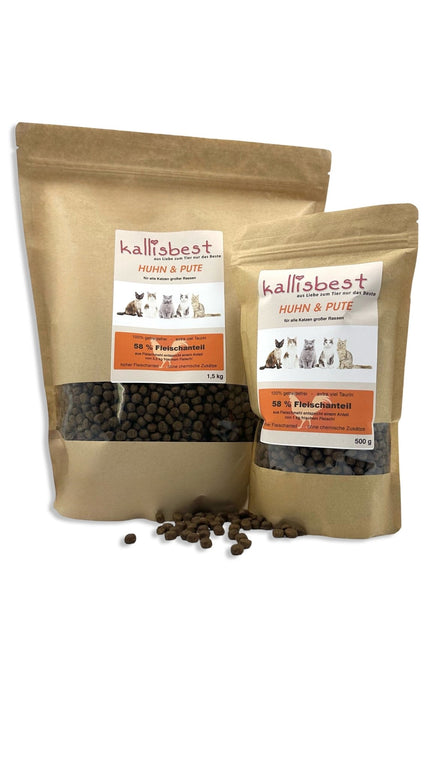 Huhn & Pute für alle Katzen großer Rassen - Kallisbest