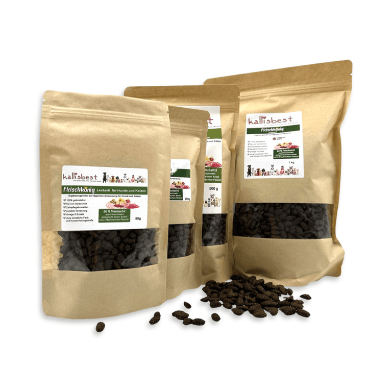 Fleischkönig Leckerli für Hunde und Katzen - Kallisbest