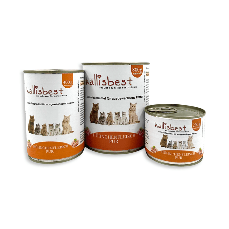 Hühnchenfleisch Pur für Katzen - Kallisbest