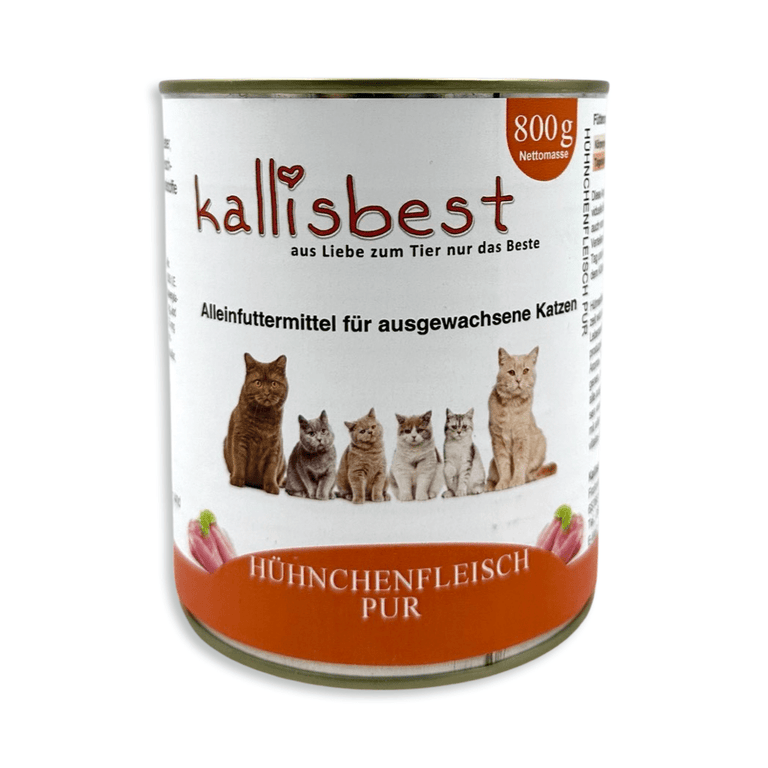 Hühnchenfleisch Pur für Katzen - Kallisbest