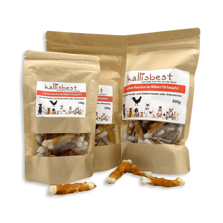 Calcium Knochen im Hühnerfiletmantel - Kallisbest
