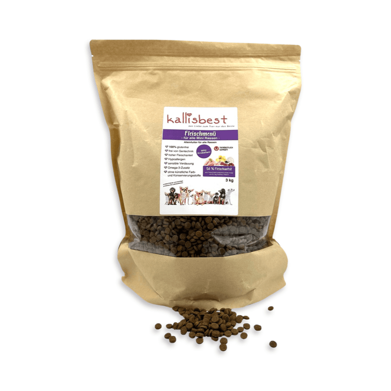 Fleischmenü für mini Rassen - Kallisbest