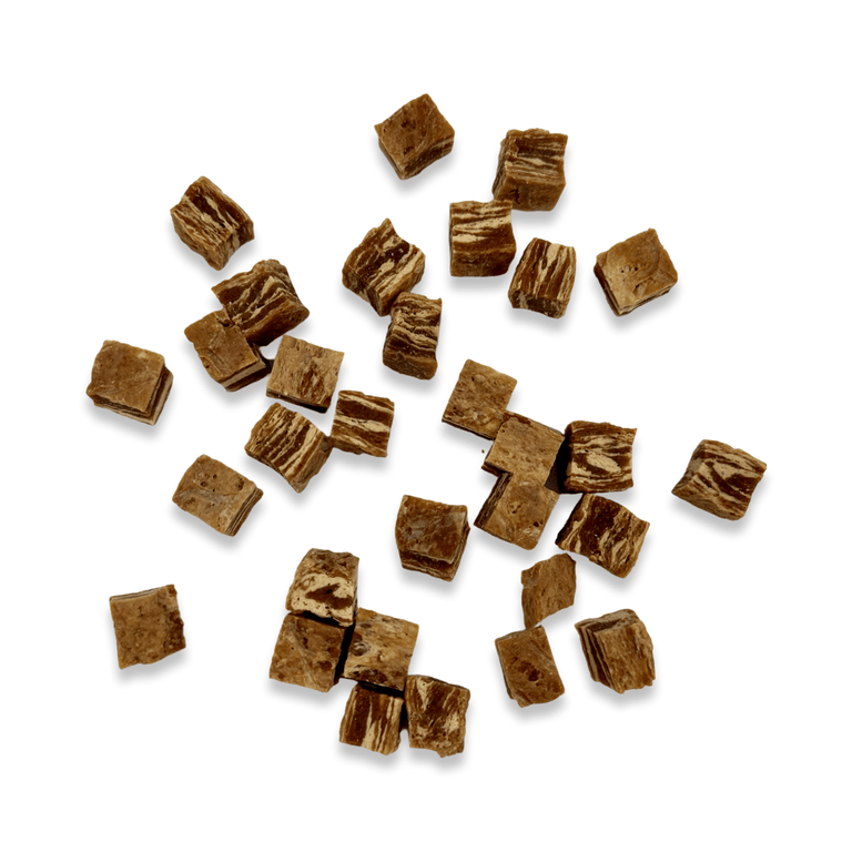 Ente - Huhn - Kabeljau Fleischwürfel 100g - Kallisbest