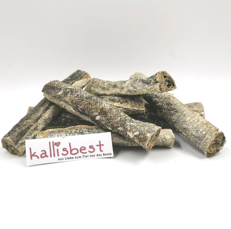 NEU Lachshaut, Sticks & gedreht 100% Lachs - Kallisbest