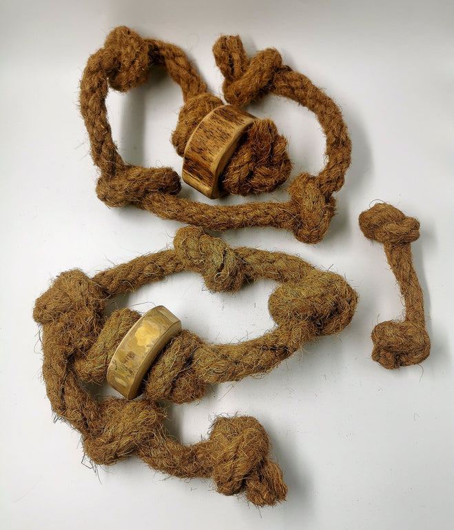 Kokosseil für Hunde Größe S - XL mit & ohne Kaffeeholz - Kallisbest