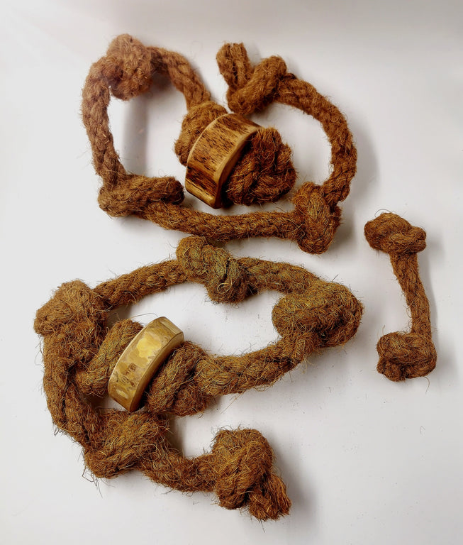 Kokosseil für Hunde Größe S - XL mit & ohne Kaffeeholz - Kallisbest