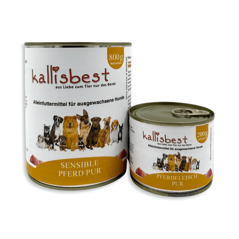 Pferdefleisch pur für Hunde - Kallisbest