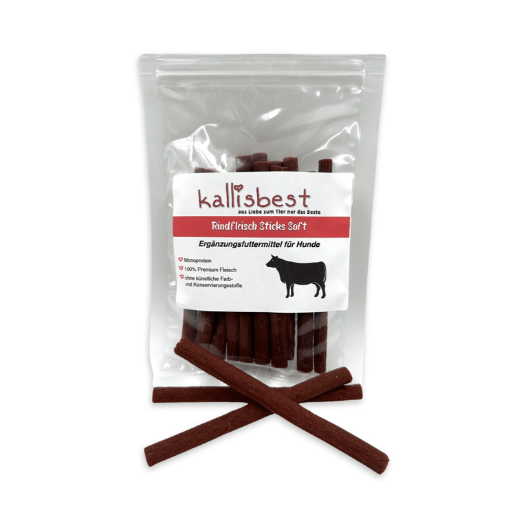 Rindfleisch Sticks Soft 100g - Kallisbest