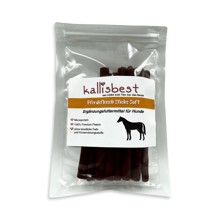 Pferdefleisch Sticks Soft 100g - Kallisbest