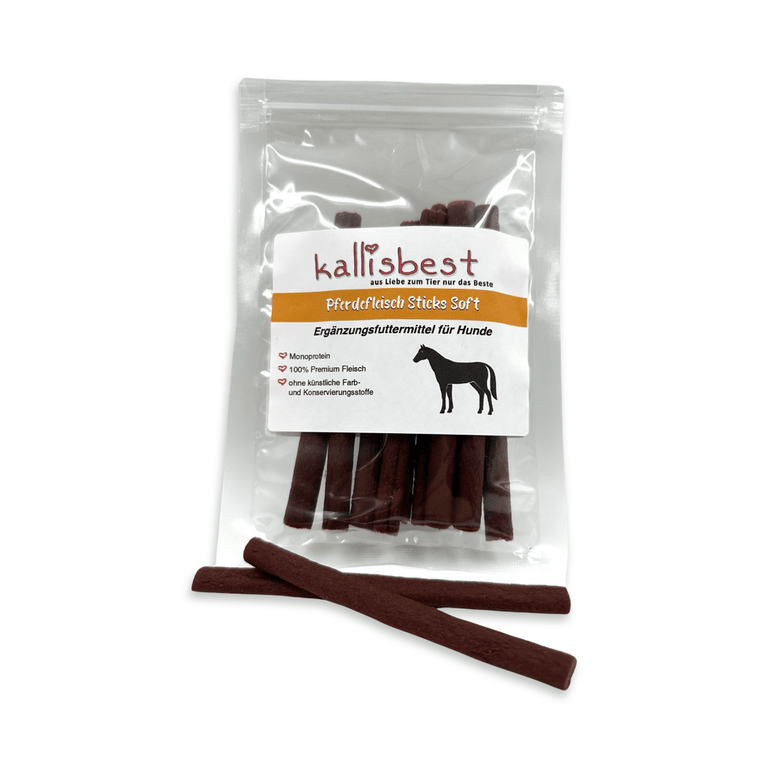 Pferdefleisch Sticks Soft 100g - Kallisbest