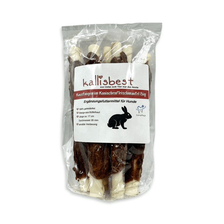 Rinderhaut Stick mit Kaninchenfleisch 6 St. - Kallisbest