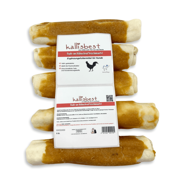 Rolle im Hühnchenfleischmantel ca. 15 cm - Kallisbest