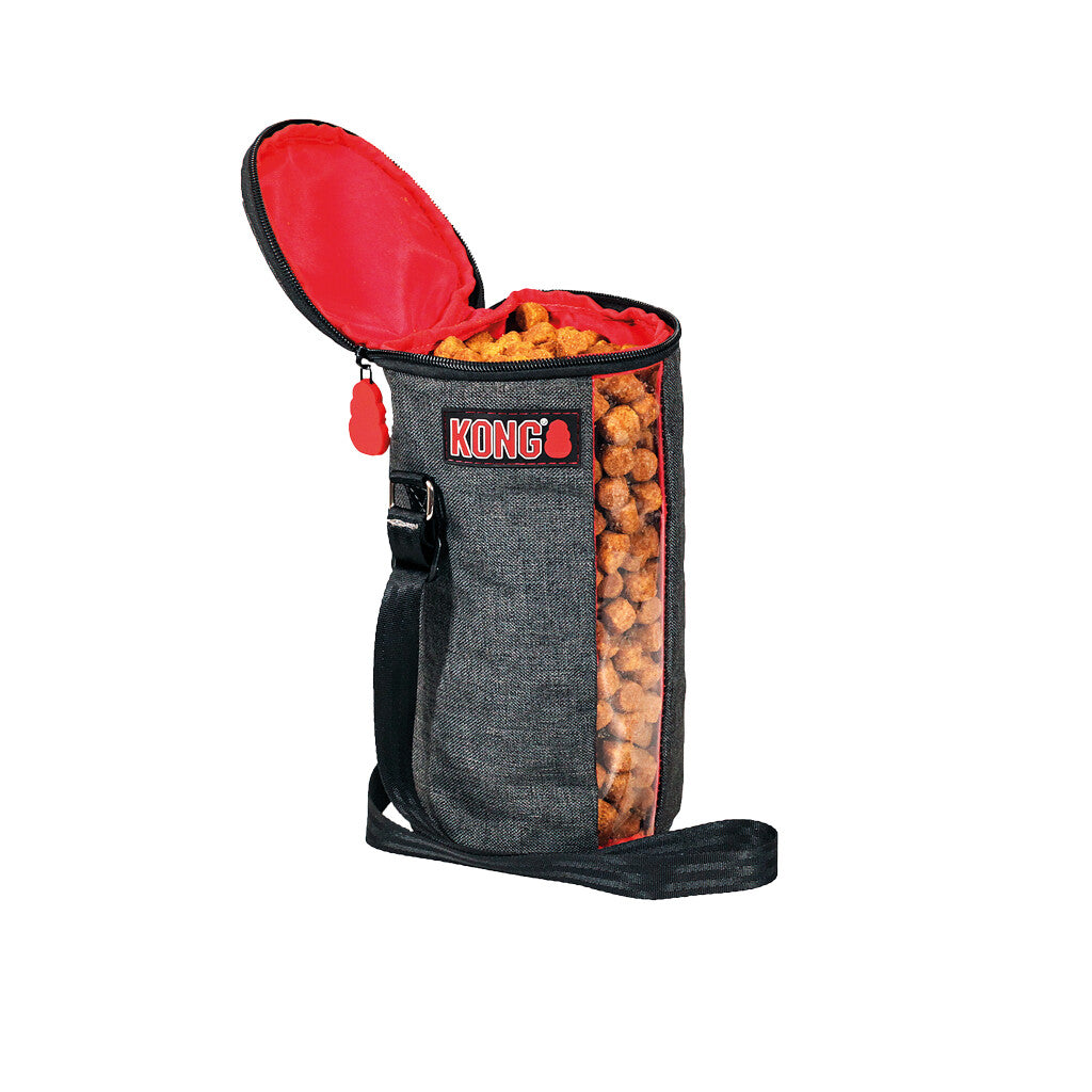 KONG Travel Kibble Storage Bag – Faltbare Trockenfutter-Reisetasche für Hunde, 2,6 l