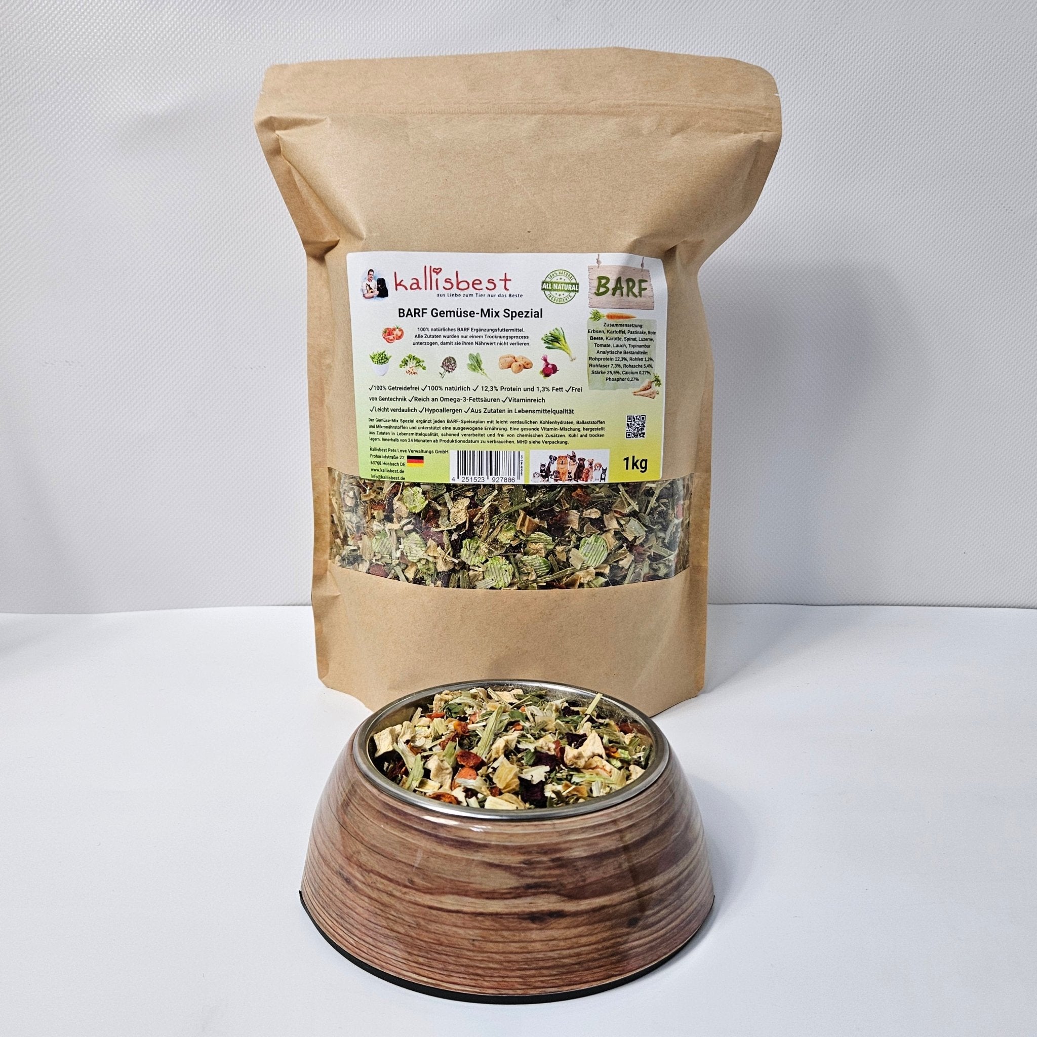 BARF Gemüse - Mix Spezial als Ergänzung - Kallisbest