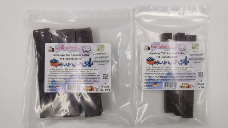 Himalaya Yak Kaukäse Extra mit Blaubeeren für Hunde - Kallisbest