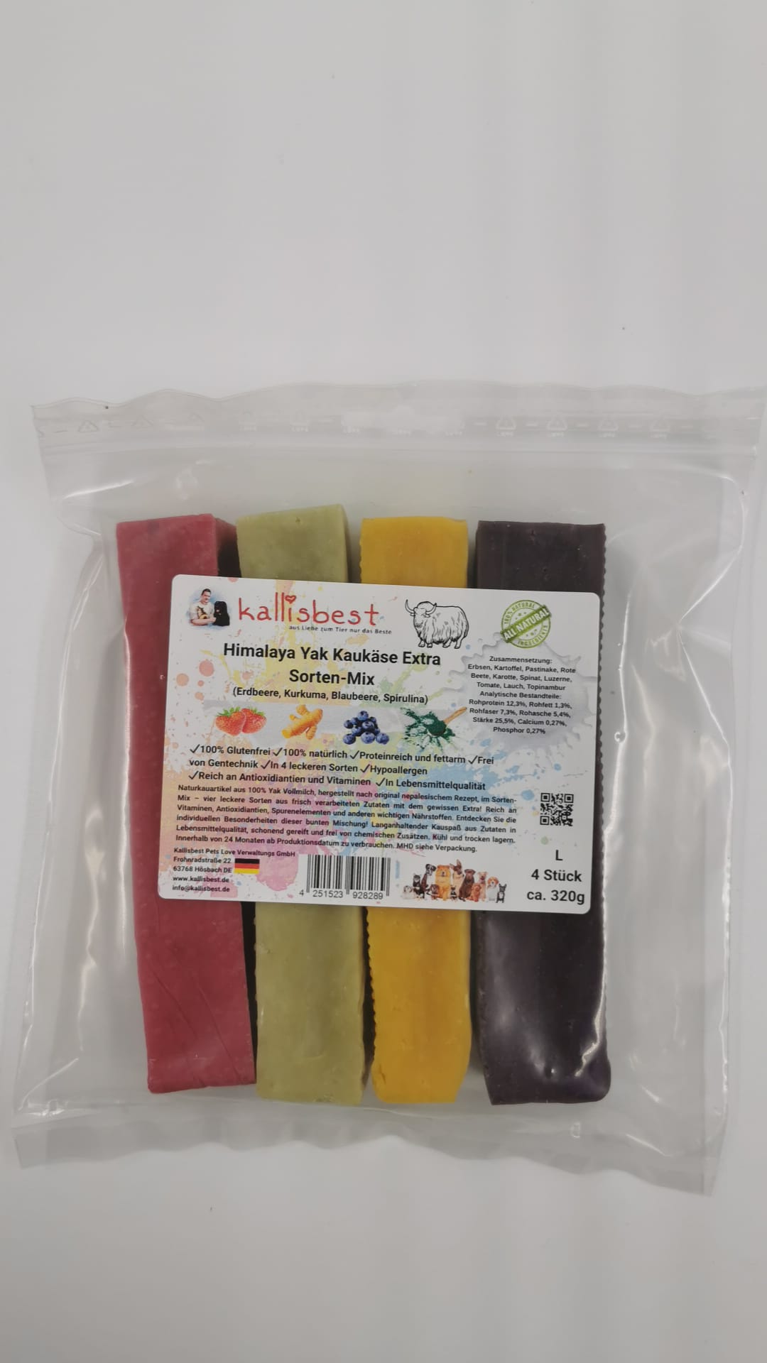 Himalaya Yak Kaukäse Extra im Sorten - Mix für Hunde - Kallisbest