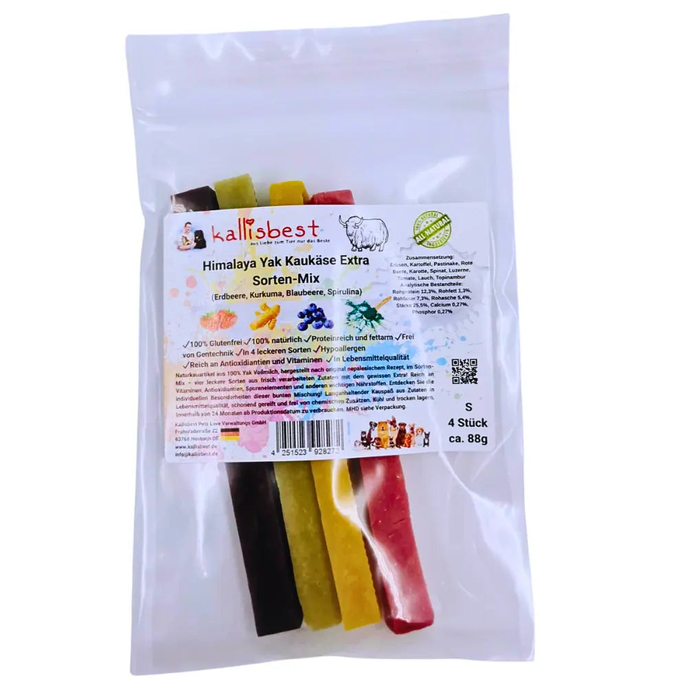 Himalaya Yak Kaukäse Extra im Sorten-Mix für Hunde Kallisbest