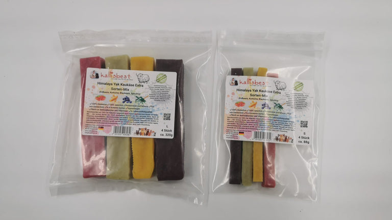 Himalaya Yak Kaukäse Extra im Sorten - Mix für Hunde - Kallisbest