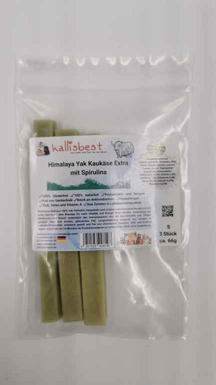 Himalaya Yak Kaukäse Extra mit Spirulina für Hunde - Kallisbest