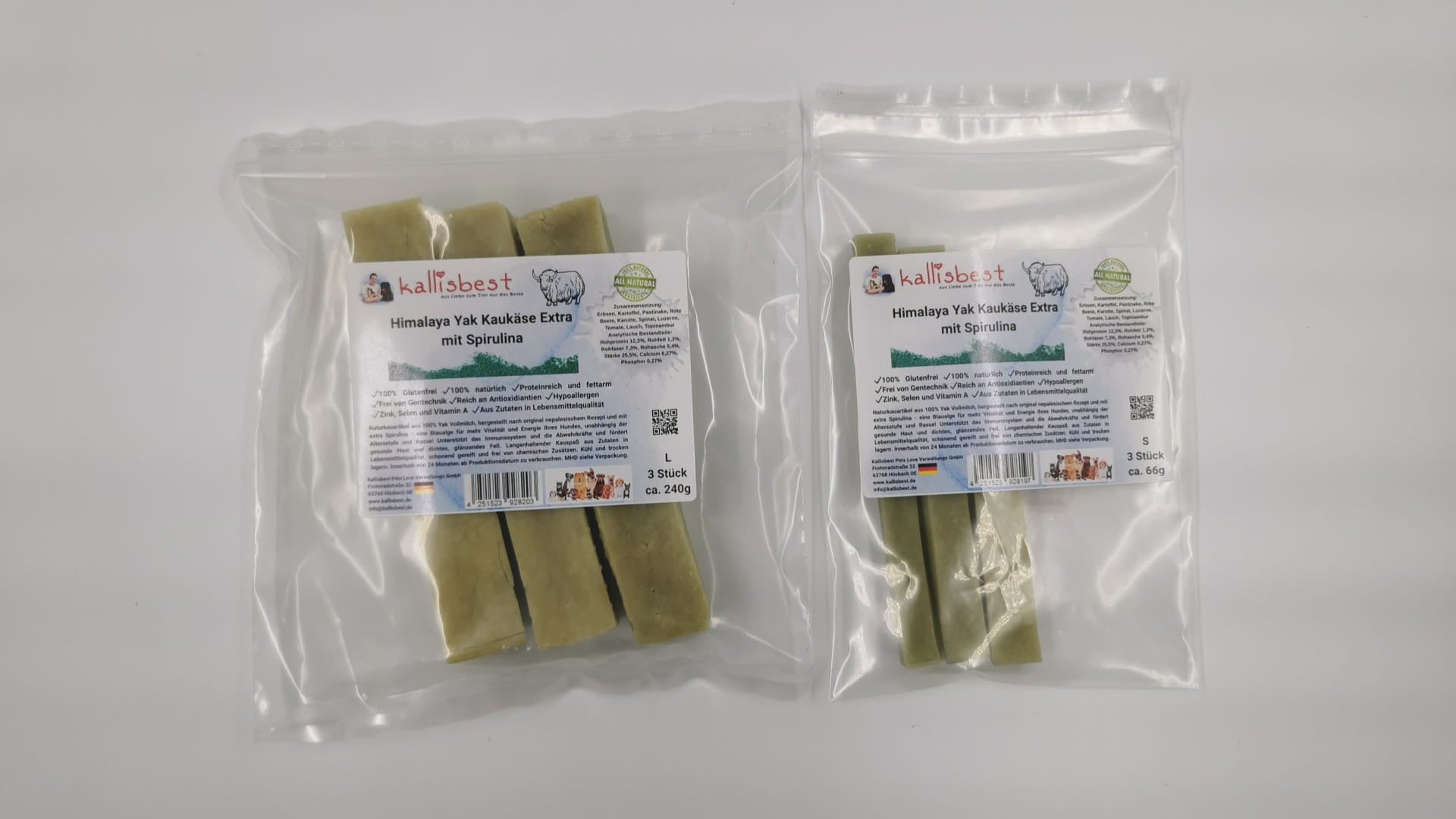 Himalaya Yak Kaukäse Extra mit Spirulina für Hunde - Kallisbest