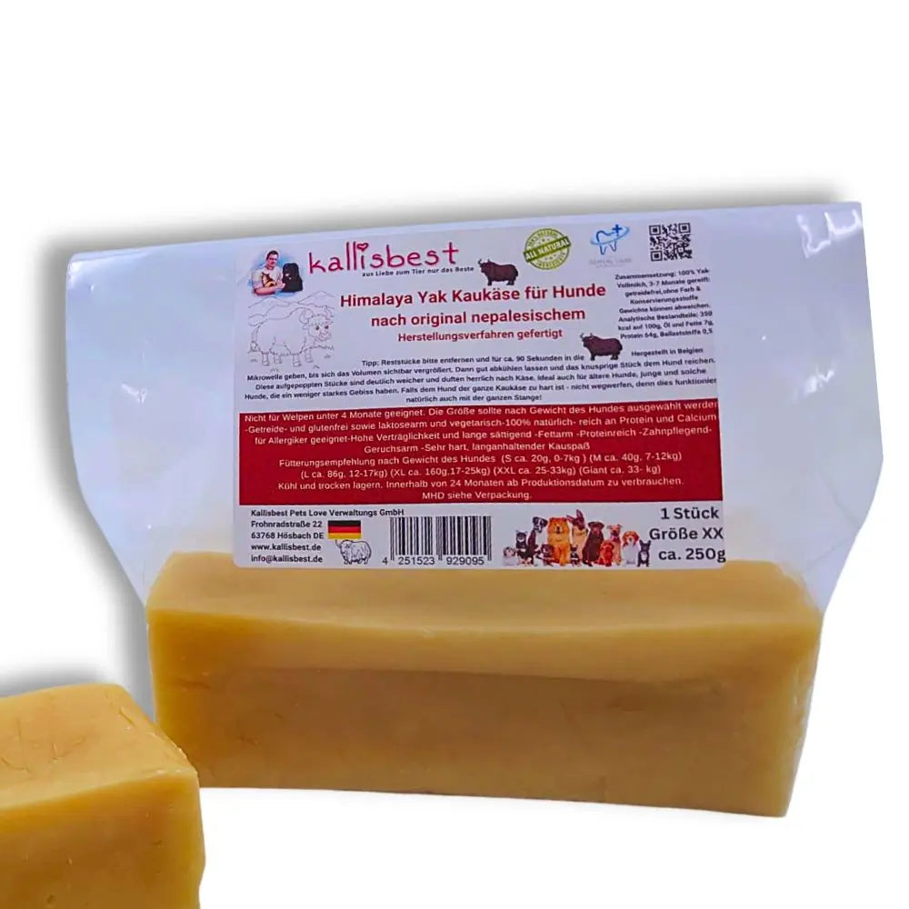 Himalaya Yak Kaukäse für Hunde,  3 Stück gepackt,  in verschiedenen Größen von S - GIANT Kallisbest