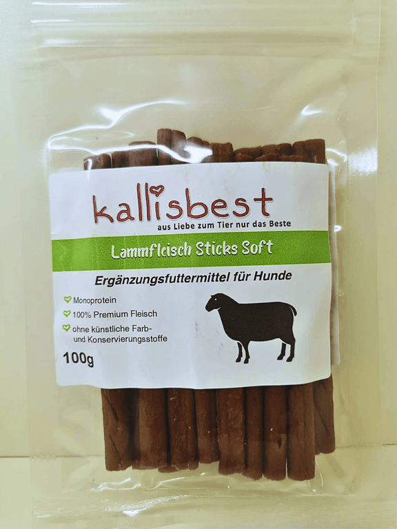 Lamm Sticks Soft 100g - Kallisbest