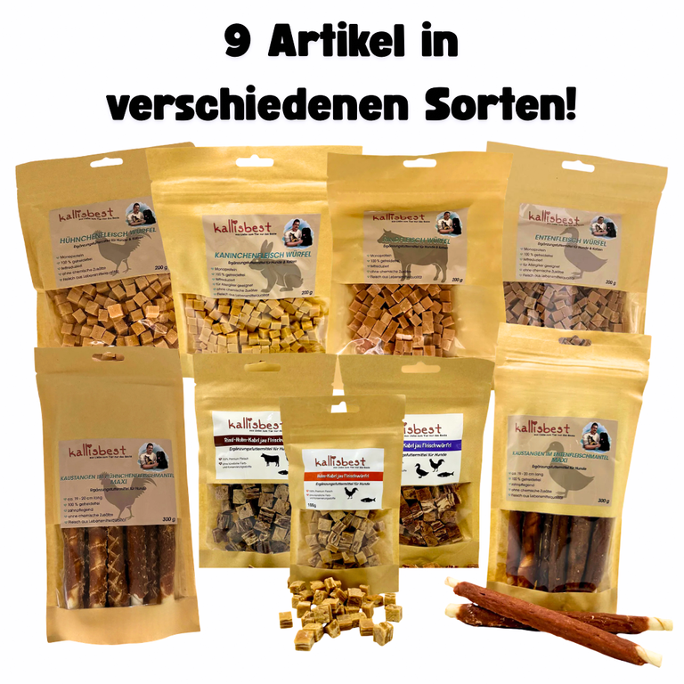 Mega Leckerli Paket für Hunde