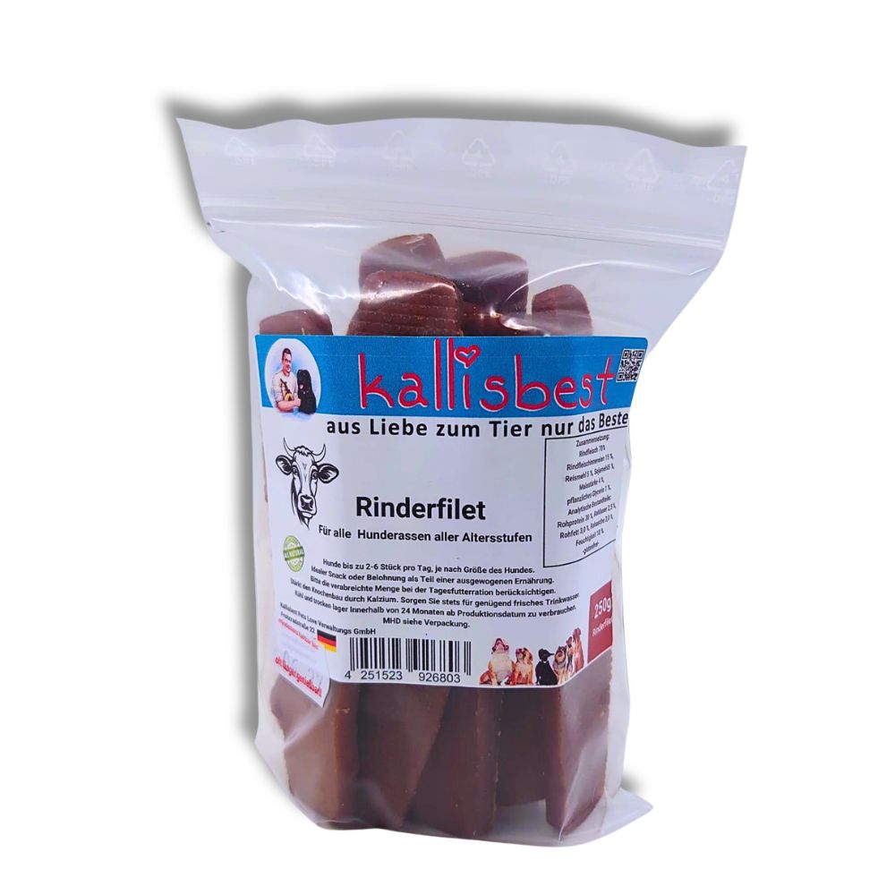 Rinderfilet für alle Hunderassen aller Altersstufen