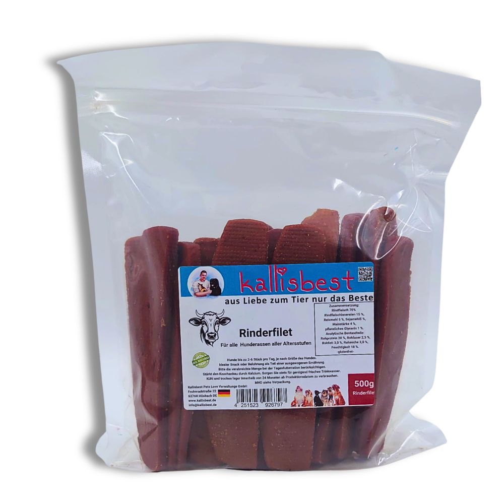 Rinderfilet für alle Hunderassen aller Altersstufen