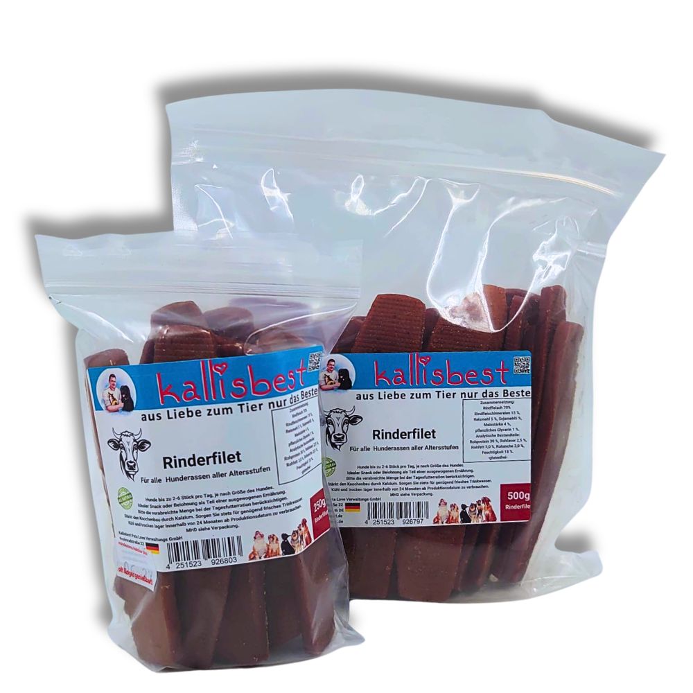 Rinderfilet für alle Hunderassen aller Altersstufen