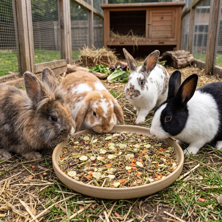 Kaninchenfutter getreidefrei – Kaninchen-Mix