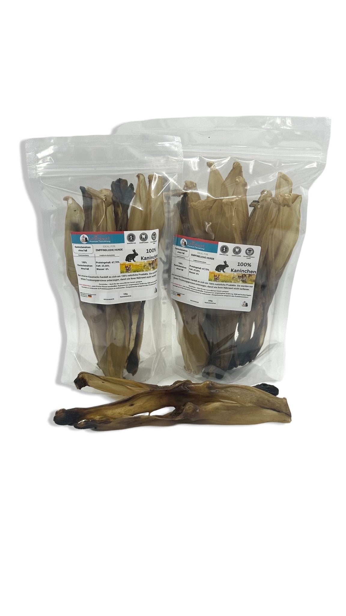 Kaninchenohren mit Fell und ohne Fell - Kallisbest