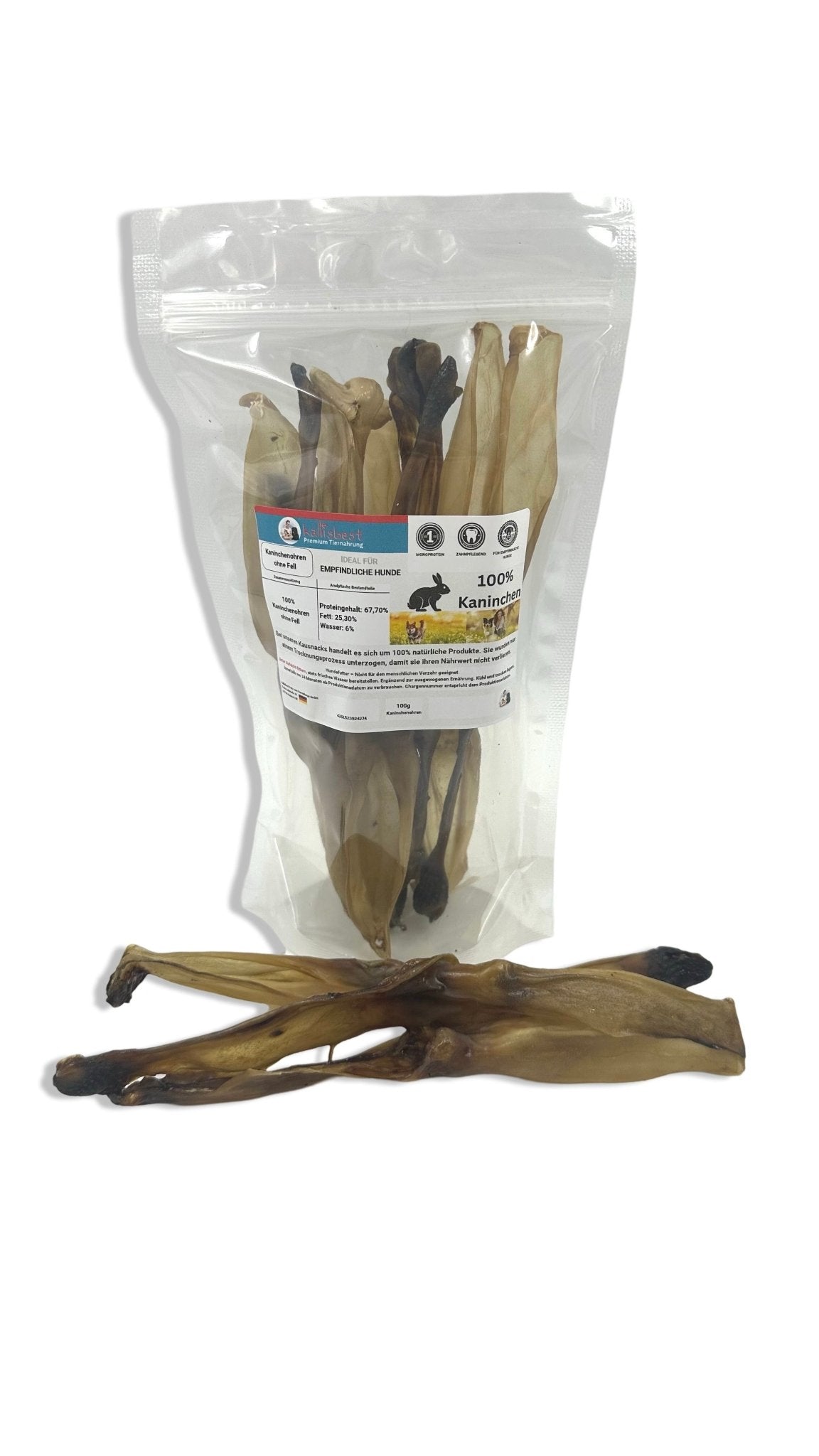 Kaninchenohren mit Fell und ohne Fell - Kallisbest