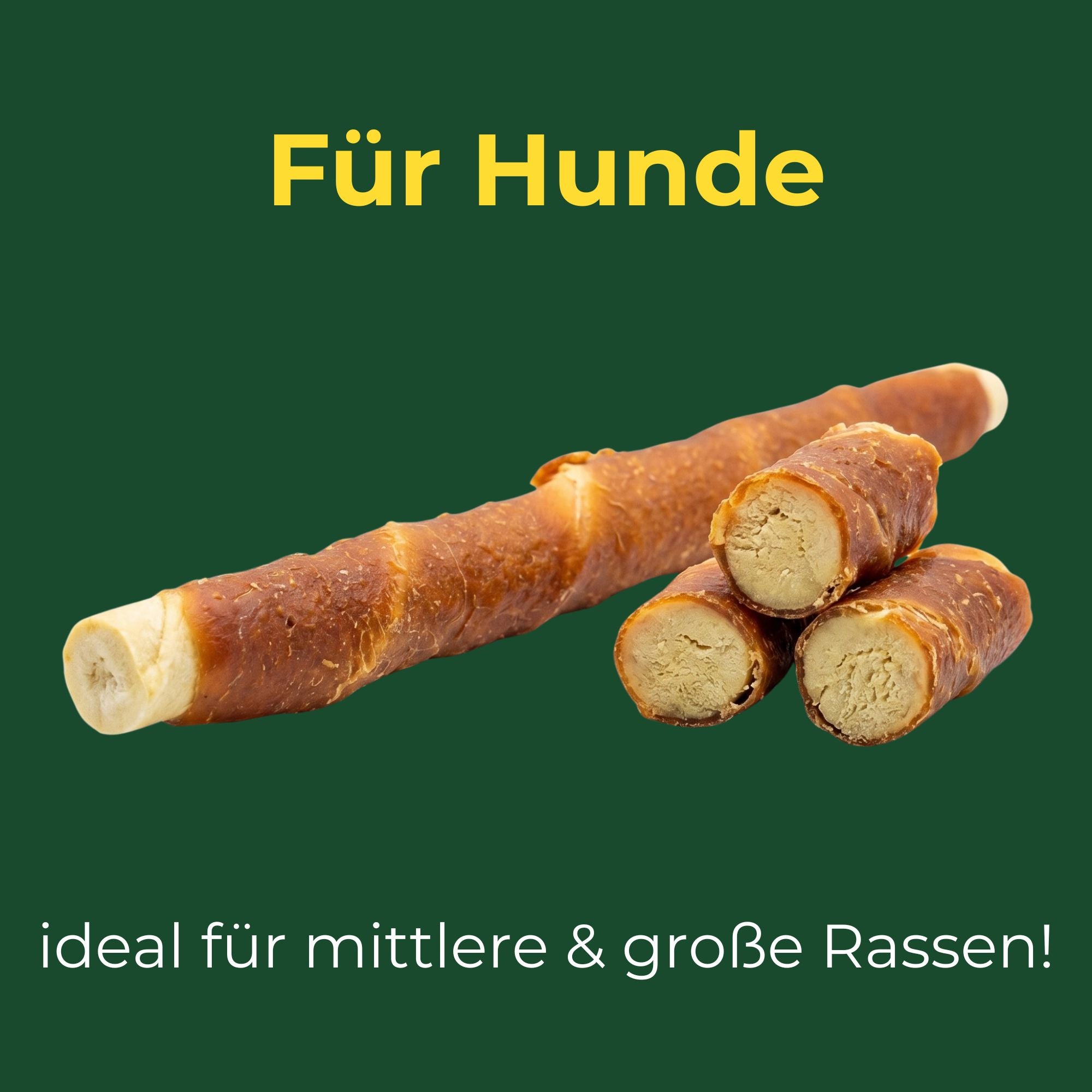 Chewing sticks in chicken meat coating MAXI 300g