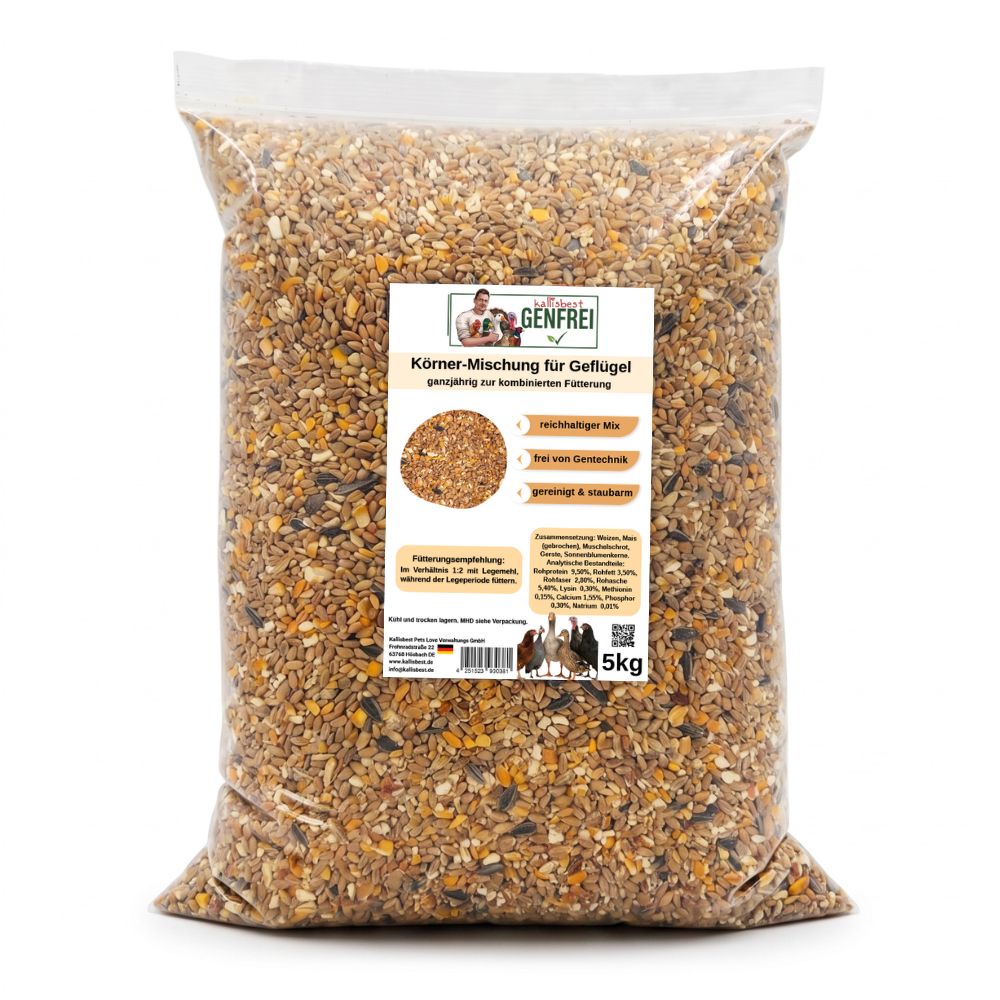 Grain Mixture for Poultry, Year-Round