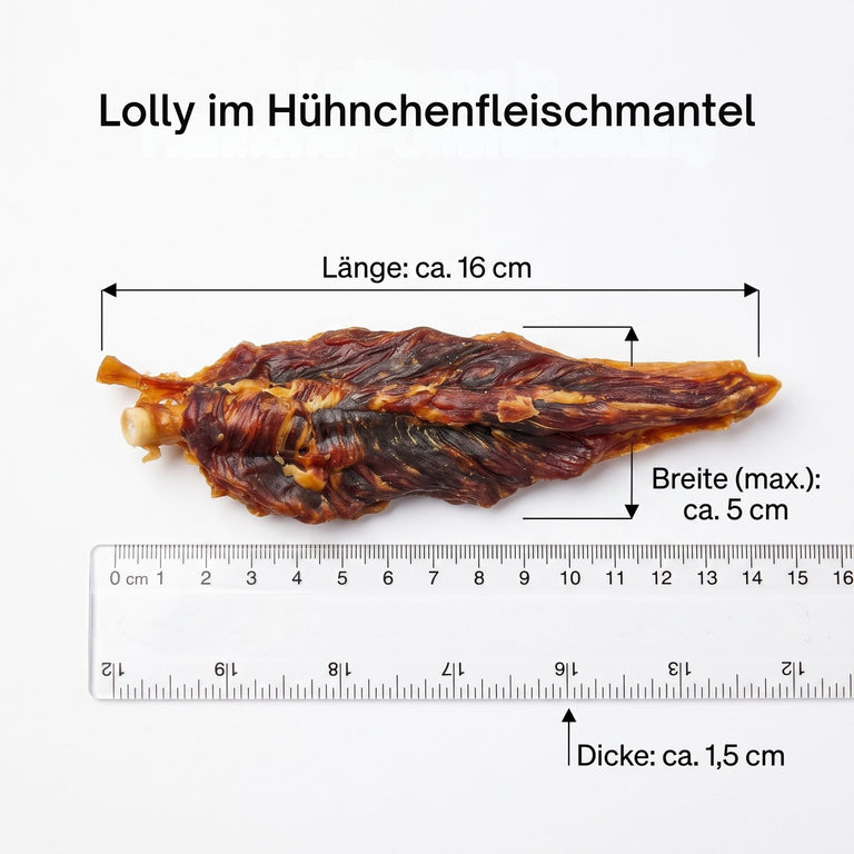 Sucette enrobée de viande de poulet BIG